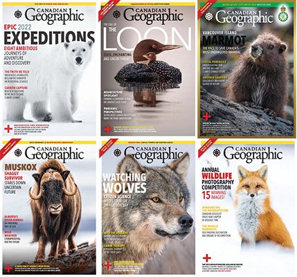 Canadian Geographic – Full Year 2023 Issues Collection
