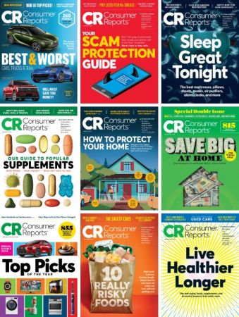 Consumer Reports Magazine Full Year 2023 Issues Collection 