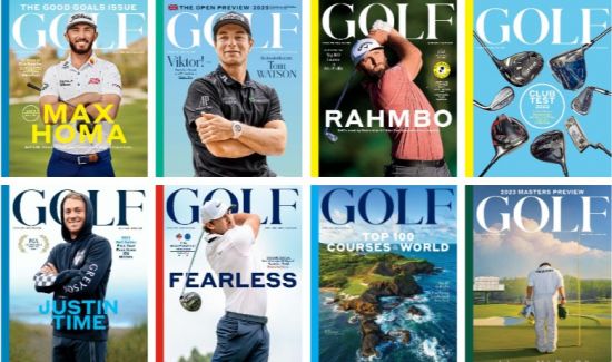 Golf Magazine USA - Full Year 2023 Issues Collection