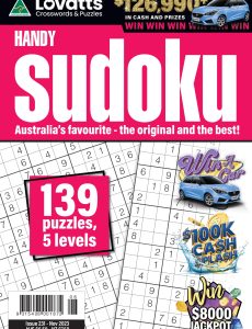 Lovatts Handy Sudoku – Issue 231 – November 2023