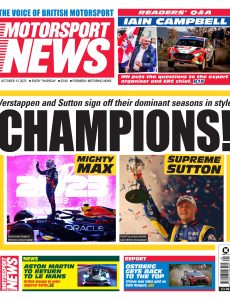 Motorsport News – October 12, 2023
