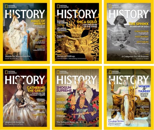 National Geographic History – Full Year 2023 Issues Collection