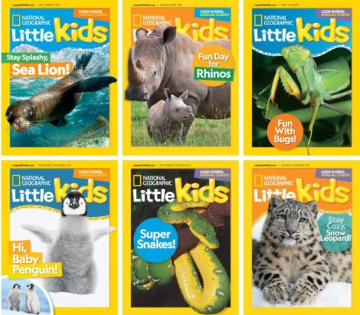 National Geographic Little Kids - Full Year 2023 Issues Collection