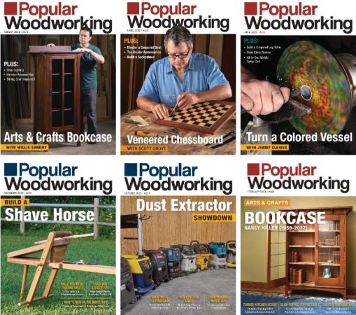 Popular Woodworking – Full Year 2023 Issues Collection