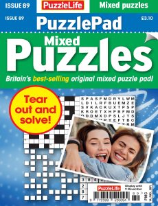 PuzzleLife PuzzlePad Puzzles – Issue 89 – October 2023