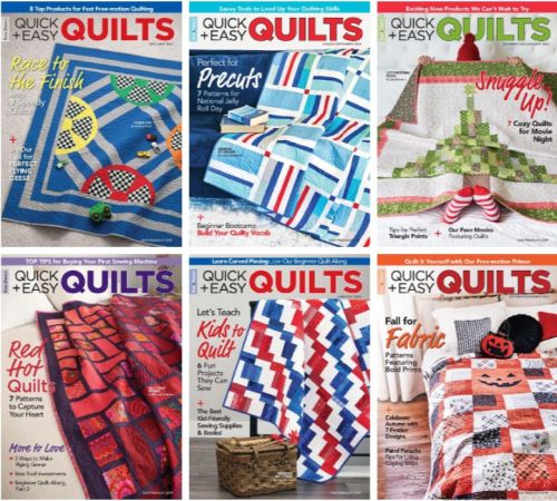 Quick+Easy Quilts – Full Year 2023 Issues Collection