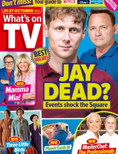 What’s on TV – 21-27 October 2023