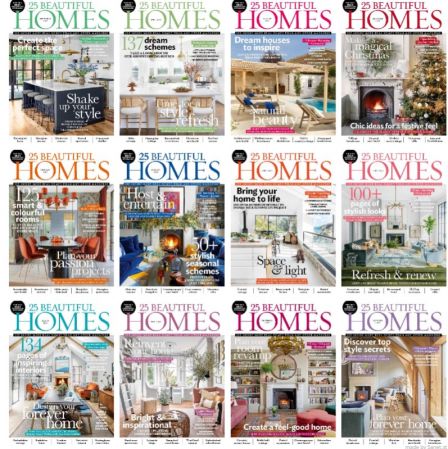 25 Beautiful Homes – Full Year 2023 Issues Collection