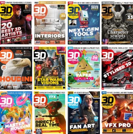 3D World UK - Full Year 2023 Issues Collection