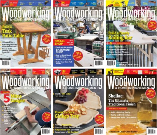 Canadian Woodworking & Home Improvement – Full Year 2023 Issues Collection
