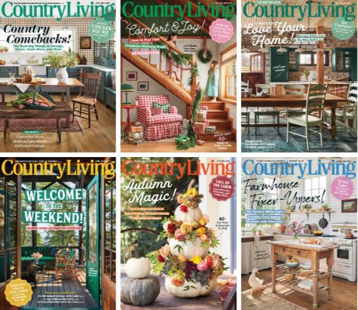 Country Living USA - Full Year 2023 Issues Collection