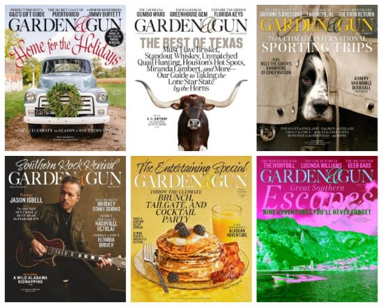 Garden & Gun – Full Year 2023 Issues Collection