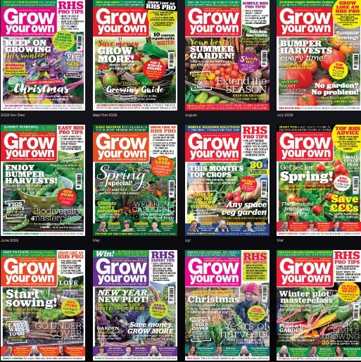 Grow Your Own - Full Year 2023 Issues Collection