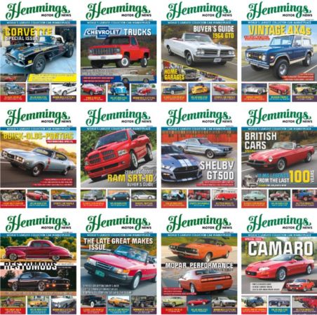 Hemmings Motor News - Full Year 2023 Issues Collection