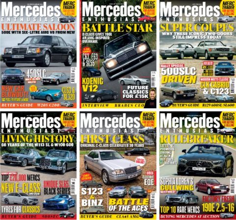 Mercedes Enthusiast – Full Year 2023 Issues Collection