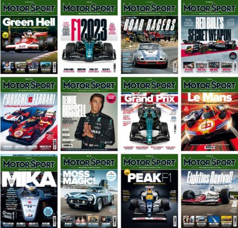 Motor Sport Magazine - Full Year 2023 Issues Collection