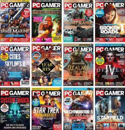 PC Gamer UK – Full Year 2023 Issues Collection
