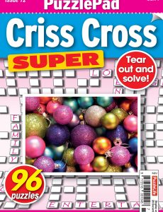 PuzzleLife PuzzlePad Criss Cross Super – November 2023