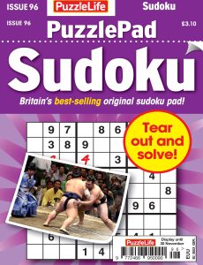PuzzleLife PuzzlePad Sudoku – Issue 96 November 2023