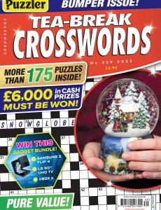 Puzzler Tea-Break Crosswords – Issue 339 – November 2023