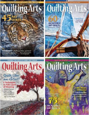 Quilting Arts Magazine – Full Year 2023 Issues Collection