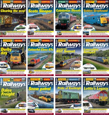 Railways Illustrated – Full Year 2023 Issues Collection