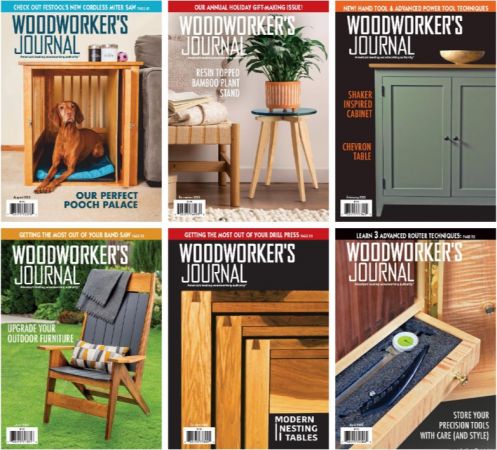 Woodworker's Journal - Full Year 2023 Issues Collection