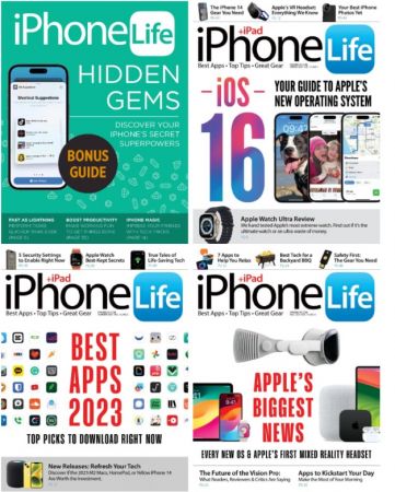 iPhone Life Magazine – Full Year 2023 Issues Collection