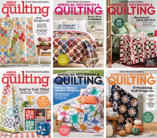 American Patchwork & Quilting – Full Year 2023 Issues Collection