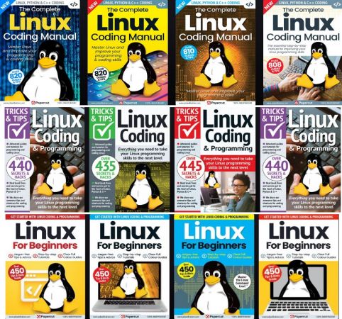Linux The Complete Manual, Tricks And Tips, For Beginners – Full Year 2023 Issues Collection