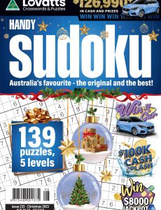 Lovatts Handy Sudoku – Issue 233 – January-February 2024