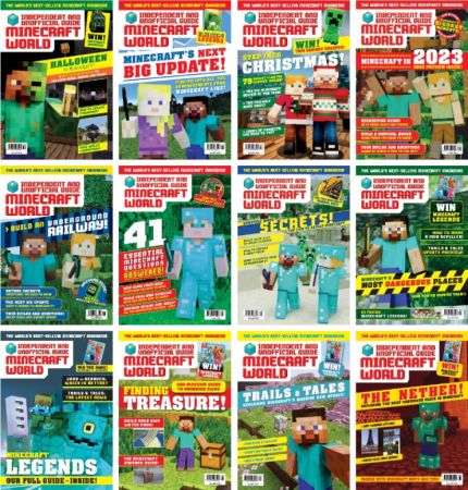 Minecraft World Magazine – Full Year 2023 Issues Collection
