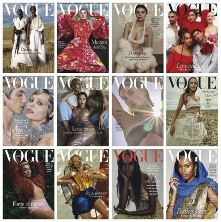 Vogue Australia Magazine - Full Year 2023 Issues Collection