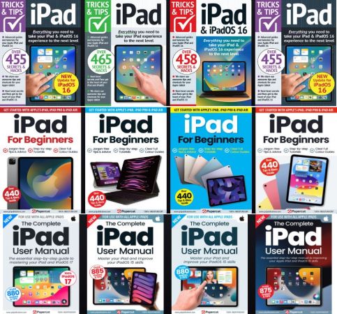 iPad The Complete Manual, Tricks And Tips, For Beginners – Full Year 2023 Issues Collection