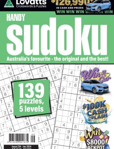 Lovatts Handy Sudoku – Issue 234 – 31 December 2023
