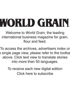 World Grain – November 2023