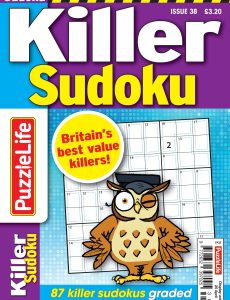PuzzleLife Killer Sudoku – Issue 38 – 29 February 2024