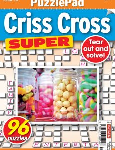 PuzzleLife PuzzlePad Criss Cross Super – Issue 75 – 22 Febr…
