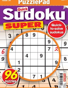 PuzzleLife PuzzlePad Sudoku Super – Issue 34 – 22 February …