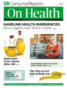 Consumer Reports on Health – Volume 36 Issue 4 , April 2024