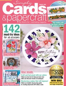 Simply Cards & Papercraft – Issue 255 – March 2024