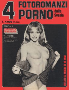 4 Fotoromanzi Porno 740 – Novembre 1972