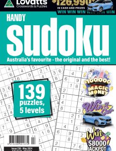 Lovatts Handy Sudoku – Issue 238 – May 2024