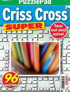 PuzzleLife PuzzlePad Criss Cross Super – April 2024