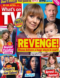 What’s on TV – 20-26 April 2024