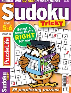 PuzzleLife Sudoku Tricky – Issue 96 – May 2024