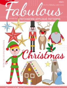 Fabulous Patchwork Appliqué Patterns – Issue 3 Christmas 2024