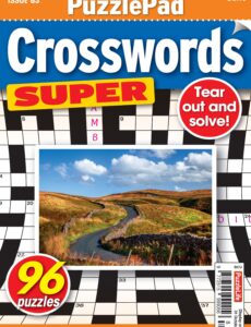 PuzzleLife PuzzlePad Crosswords Super – Issue 83 2024