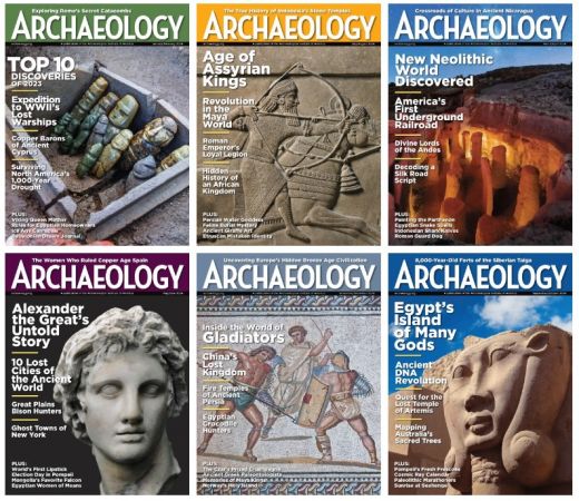 Archaeology Magazine - Full Year 2024 Collection