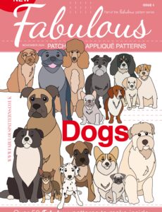 Fabulous Patchwork Appliqué Patterns – Dogs – November 2024